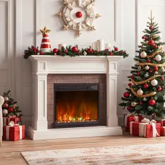 1500W Electric Fireplace Insert with Remote Control