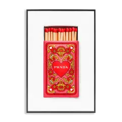 Stupell Industries Glam Heart Pattern Matches Framed Giclee By Amanda Greenwood