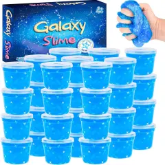 24 Pack Blue Galaxy Slimes