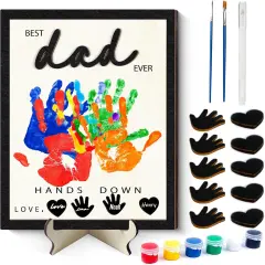DIY Handprint Art Craft Kit with Paints