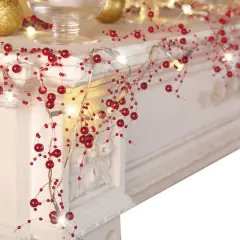 Christmas Garland with Lights 8.3 FT