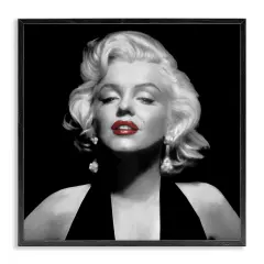Stupell Industries Halter Top Marilyn Portrait Framed Giclee By Jadei Graphics