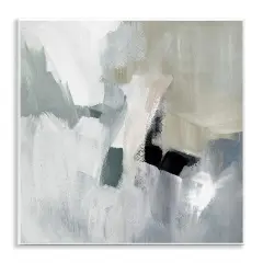 Stupell Industries Quiet In Grays Abstract Wall Plaque Art Design by Lanie Loreth