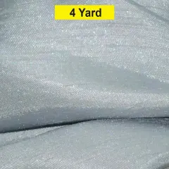 Shantung Satin Fabric Satin Dupioni Silk for Apparel and Garments 60" wide Silver