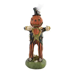 Charles Mcclenning 10.0 Inch The Mysterious Man Halloween Figurine , Lightweight Halloween Decor Halloween Pumpkin Orange