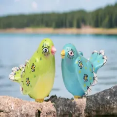 Ceramic Bohemian Birds Salt & Pepper Shakers, Home D&eacute;cor, Gift for Her, Gift for Mom, Kitchen D&eacute;cor, Birdwatcher Gift