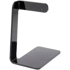 Plymor Black Acrylic Signpost-style Pair Hanging Earring Display Stand, 2.375" W x 3" D x 4" H