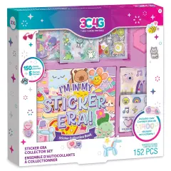 3C4G: I'm In My Sticker Era Collector Set - 150 Sheets, 1400+ Stickers In 5 Adorable Themes, Collection Book & Tool, Three Cheers For Girls, Kids 6+