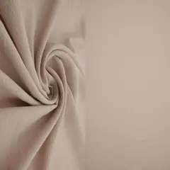 1 Yard Solid Ghost Crepe Stretch Woven Fabric for Upholstery Drapery 57/58" TAUPE