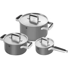 ZWILLING Pure 6-pc Stainless Steel Cookware Set