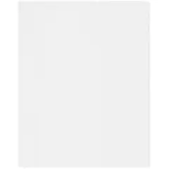 Plymor 8" x 10", White 2 Mil Flat Open Plastic Poly Bags