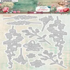 Jenine's Mindful Art Sending You Love Cutting Dies 11/Pkg-Nr. 963 Florals