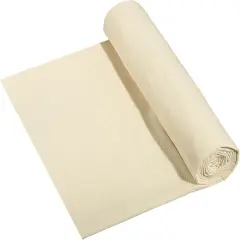 Canvas Fabric, Duck Canvas Fabric, 60'' Wide for Arts & Crafts, Painting (Natural, 1 Yard)