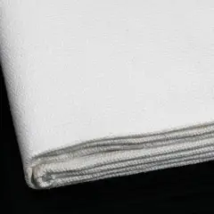 Cotton Canvas Fabric 60x40 Inches, Thick Canvas Fabric, 10oz, Suitable (White)