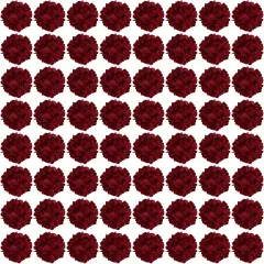 64PCS Bundles of Burgundy Hydrangea Artificial Flowers