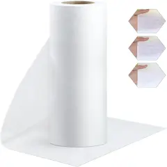 Woven Cotton Iron-On Fusible Interfacing, 16.1 inch X 10 Yards White Heavy Weight 100% Cotton