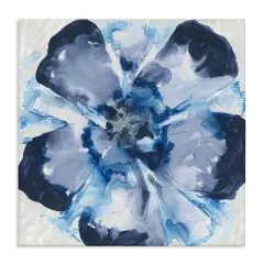 Stupell Industries Blue Glass Bloom Canvas, design by June Erica Vess