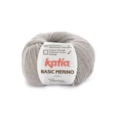 Katia Basic Merino Superwash Yarn Grey