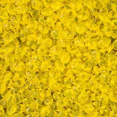 Matubo 2-Hole Czech Glass Transparent Superduo Beads, 100g Amber