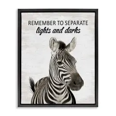 Stupell Industries Remember To Separate Laundry Floating Frame Design by Lettered and Lined