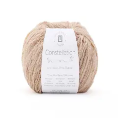 Constellation Chainette Cotton Blend/Metallic DK Yarn - 6 Colors 102 - leo