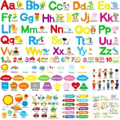 Alphabet Wall Decals for Kids Room