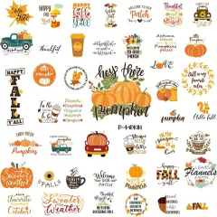 45 Pcs Happy Fall Stickers