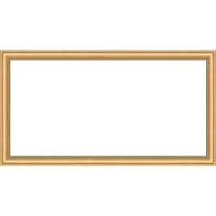 Salon Scoop Framed Dry Erase Magnetic Board Gold