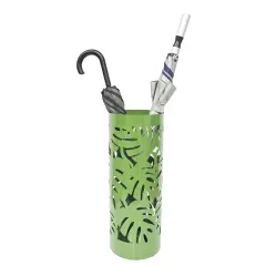 Mango Steam Round Leaf Umbrella Stand, Green