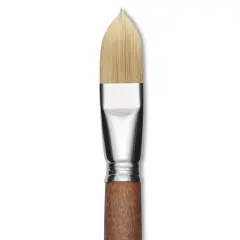 Escoda Futura Synthetic Bristle Brush - Series 5414, Filbert, Size 24, Long Handle