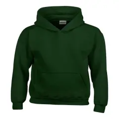 Gildan&reg; Youth Heavy Blend Long Sleeve Hooded Sweatshirt FOREST GREEN