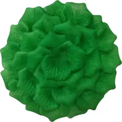 Green Silk Rose Petals, 5000 Pcs Flower Petals for Wedding, 2.3'' Faux Green Rose Pedals for Wedding