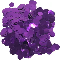 Purple Foil Confetti,Round Dots Glitter Table Confetti - (1.76 OZ)