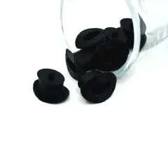 Black Top Hat Charms, 15x20mm