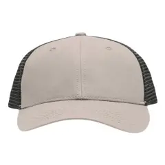 Sportsman&reg; Lo Pro Mesh Back Trucker Cap Breathable Classic Fit Chino Khaki/ Black