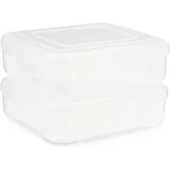 Stackable Plastic Craft Storage Containers for Origami Paper (2 Pack)