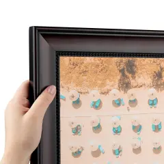 ArtToFrames 10x20 Inch Picture Frame, This 1.75 Inch Custom Wood Poster Frame is Available in Multiple Colors, Great for Your Art or Photos - Comes with Regular Glass and Corrugated Backing (A68GL)