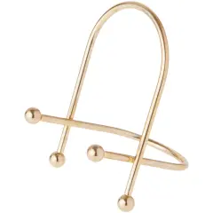 Bard's Brass Wire Easel, 4" H x 3.5" W x 4.5" D