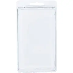 Collecting Warehouse Clear Plastic Clamshell Package / Storage Container, 5.0625" H x 2.8125" W x 2.125" D
