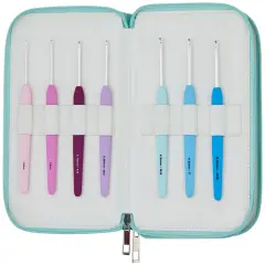 KnitPro-Waves Grande Crochet Hook Set-Set Of 14 - Assorted Sizes