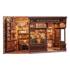 DIY Book Nook Kit - Corner Coffee Shop