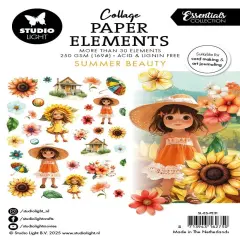 Studio Light Essentials Paper Elements 34/Pkg-Summer Beauty