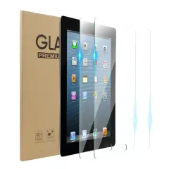 2 Pack Tempered Glass Screen Protector 9.7 inch for iPad 2/3/4 Generation, Anti-Scratch Clear