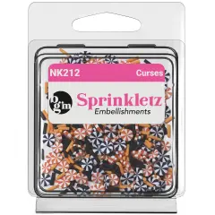Buttons Galore Sprinkletz Embellishments 12g-Curses