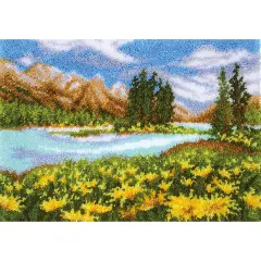 VervacoMountain Escape Latch Hook Kit Multi