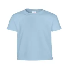 Gildan&reg; Youth Heavy Cotton Crew Neck Short Sleeve T-Shirt LIGHT BLUE