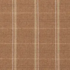 Upholstery Fabric - Coral & Peach Plaid Upholstery Fabric 54 Inches"