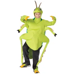 Playful Grasshopper Costume for Kids with Antennae Headpiece