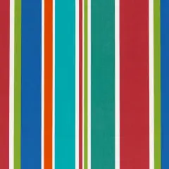 Garden - Aqua & Teal,Red & Burgundy Stripe Upholstery Fabric 54 Inches"