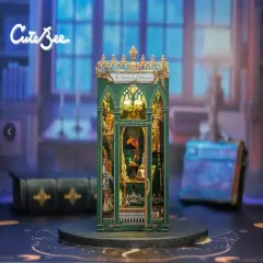 The Darkness Herbarium Dollhouse Kit - Miniature Wizardi Roombox Book Nook Kit Kit